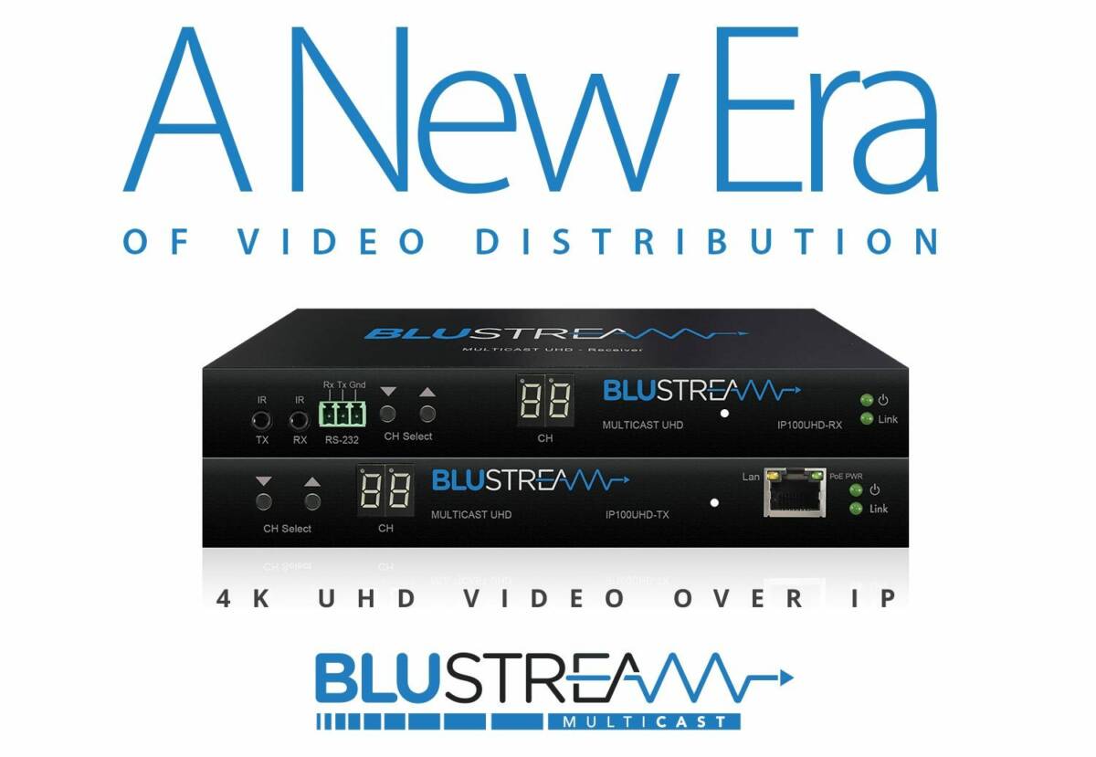 4K Video distribution over your old Cat5 cables – with BluStream…